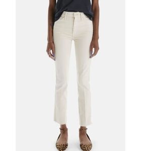 NEW Mother Denim High Waisted Rascal Ankle Fray